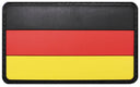 Écusson drapeau national MFH 3D en caoutchouc 8 x 5 cm à dos auto-agrippant