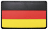 Écusson drapeau national MFH 3D en caoutchouc 8 x 5 cm à dos auto-agrippant