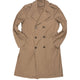 Trench-coat de l'armée italienne, manteau long de surplus militaire d'occasion