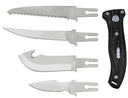 Couteau multifonctions Fox Outdoor Hunter à 4 lames interchangeables acier 3Cr13MoV