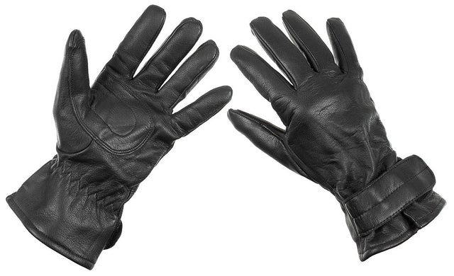 Gants en cuir autrichiens doublé, surplus comme neuf pour le froid et la manutention
