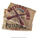 Sac en toile de jute type US de la Seconde Guerre mondiale, pièce d'occasion