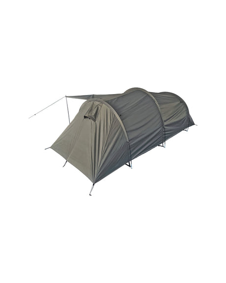 Tente Mil-Tec 2 places 390 x 130 x 120 cm avec abside de rangement et auvent 3,7 kg