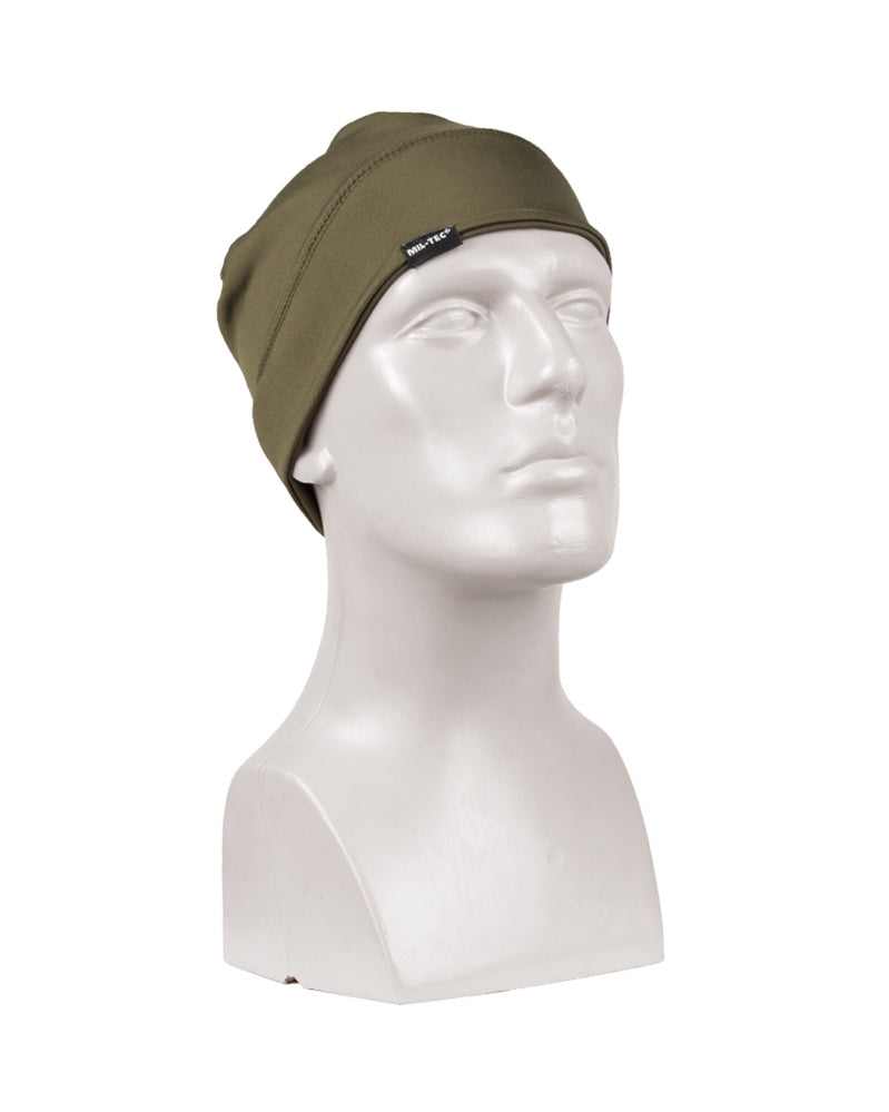 Bonnet polaire Mil-Tec élastique coupe-vent en polyester et élasthanne taille unique