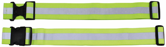 Bande réfléchissante britannique élastique, surplus d'occasion, lot de 10