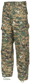 Pantalon de combat US ACU MFH Rip Stop 100 % coton huit poches logements genouillères
