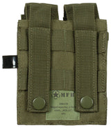 Porte-chargeur double petit format MOLLE MFH, logements 4 x 12 x 2,5 cm