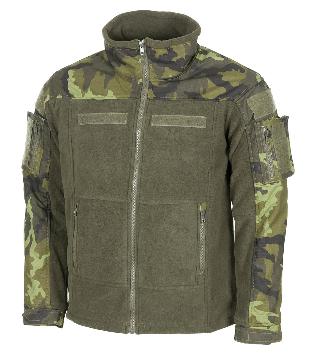 Veste polaire MFH Professional Combat à glissières YKK et renforts Ripstop