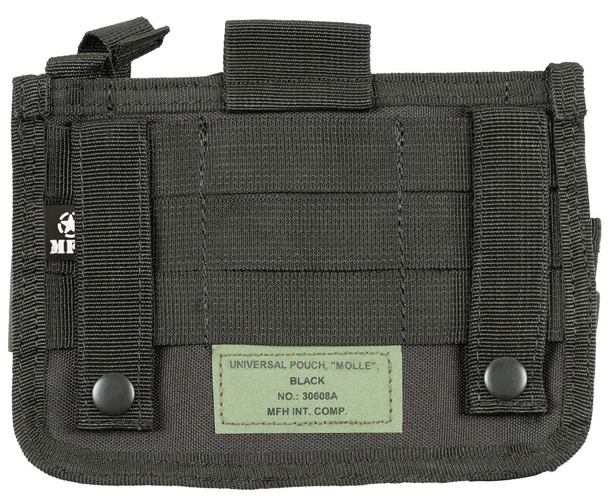 Pochette fourre-tout MOLLE MFH à trois poches plaquées, 20 x 14 cm