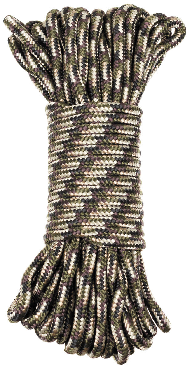 Corde utilitaire MFH en polyester 100 % longueur 15 m en 5, 7 ou 9 mm
