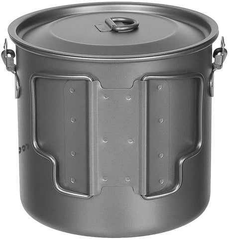 Gamelle en titane Fox Outdoor 1,1 L couvercle verseur et anses rabattables 160 g