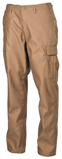 Pantalon de combat US BDU MFH à glissière polycoton 65/35 six poches passants 5,5 cm