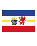 Drapeau du Land de Mecklembourg-Poméranie-Occidentale Mil-Tec polyester 90 x 150 cm