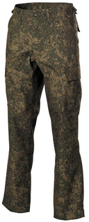 Pantalon de combat US BDU MFH motif AT-digital à glissière polycoton 65/35 six poches