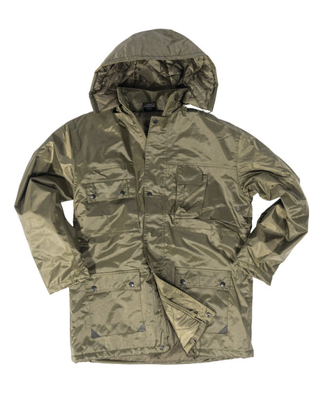 Parka Mil-Tec Dubon en polyester enduit PVC garnissage 160 g/m² avec capuche amovible