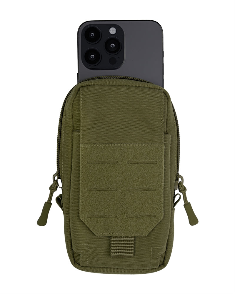 Pochette utilitaire Mil-Tec MOLLE Fieldcom en polyester 700D 16 × 8,5 × 3,5 cm 107 g