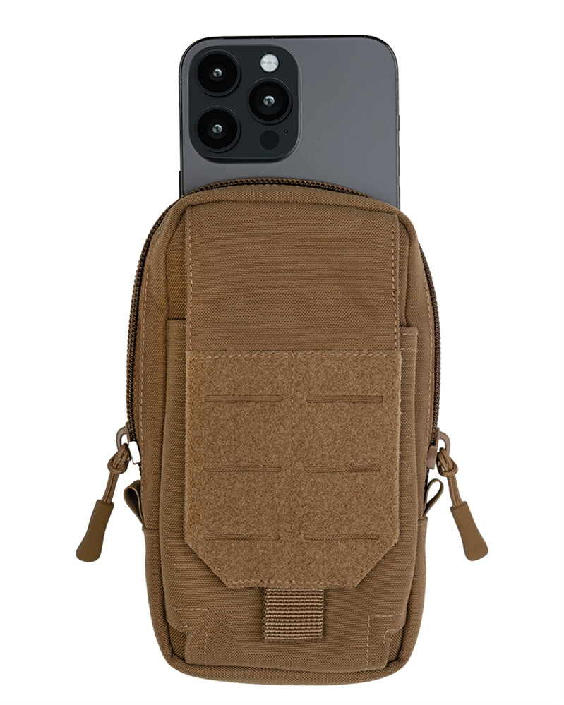 Pochette utilitaire Mil-Tec MOLLE Fieldcom en polyester 700D 16 × 8,5 × 3,5 cm 107 g