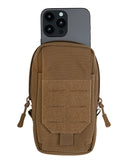 Pochette utilitaire Mil-Tec MOLLE Fieldcom en polyester 700D 16 × 8,5 × 3,5 cm 107 g