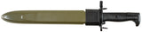 Baïonnette US M1 MFH pour M1 Garand lame 25 cm acier 3Cr13 avec fourreau M7