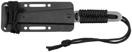 Couteau à lame fixe Action I Fox Outdoor lame tanto 8,5 cm manche tressé 60 g
