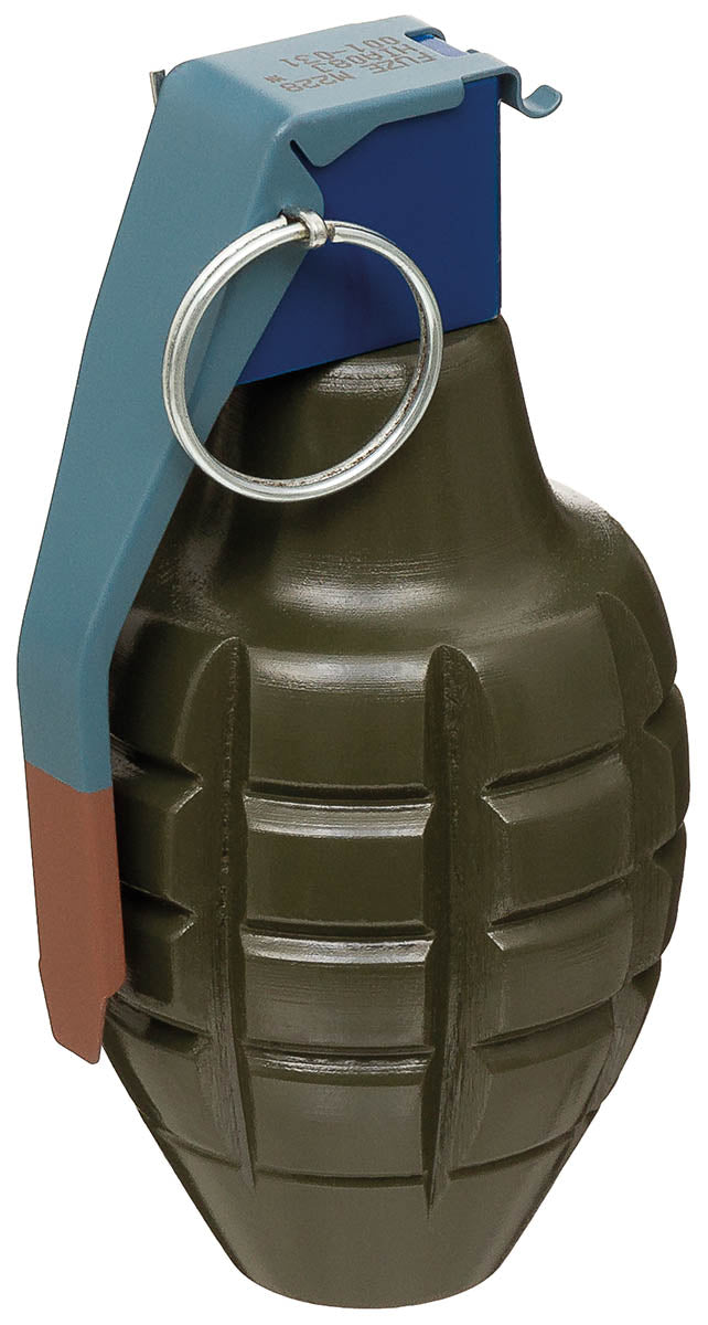 Grenade décorative en bois MFH reproductions MK 2, M 67, F 1 et M 61 de 9,5 à 13 cm