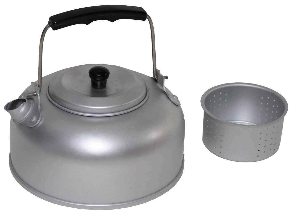 Bouilloire à thé Fox Outdoor en aluminium 950 ml avec filtre et anse rabattable