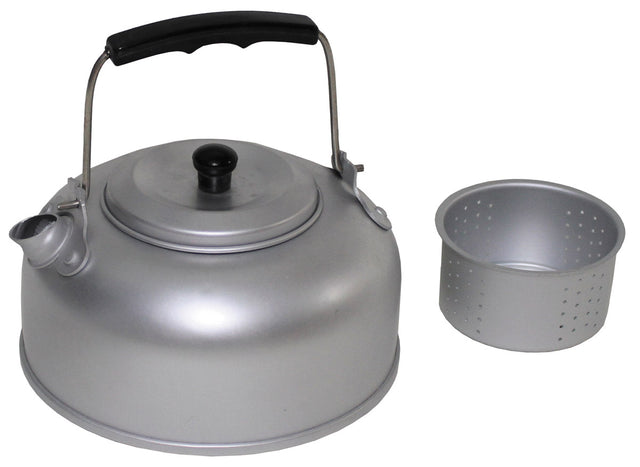 Bouilloire à thé Fox Outdoor en aluminium 950 ml avec filtre et anse rabattable