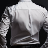 Chemise de service pilote manches longues polycoton 60/40 pattes d'épaules