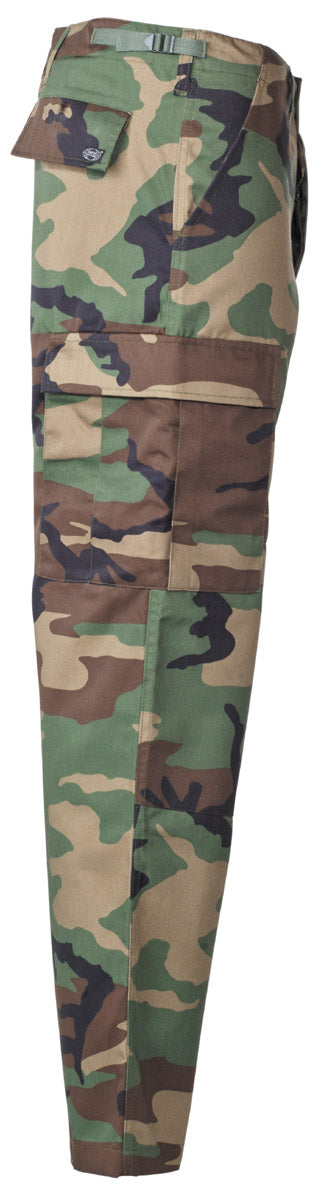 Pantalon de combat US BDU MFH polycoton 65/35 genoux et fessier renforcés six poches