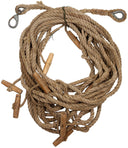 Corde en chanvre suédoise de 16 mm, surplus d'occasion pièce de dotation revendue en lot