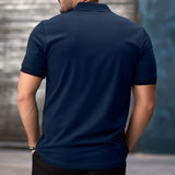 Polo OPEX uni manches courtes 100 % coton peigné Ringspun maille piqué 210 g/m²
