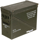 Caisse à munitions de 46 x 21,5 x 36,5 cm, surplus d'occasion pour le transport et le rangement