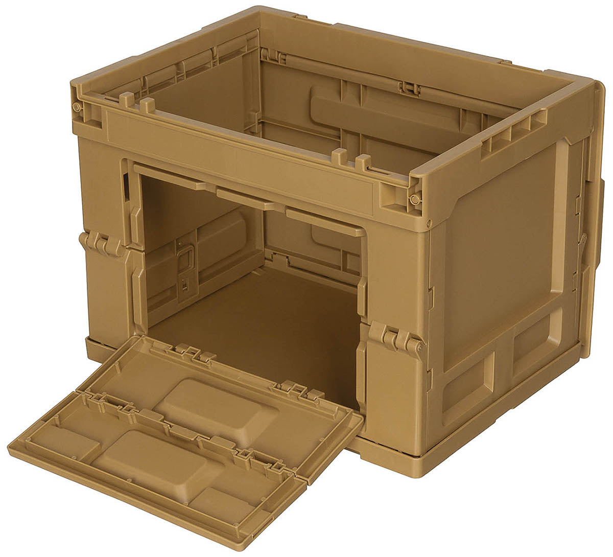 Caisse pliable MFH en polypropylène 20 et 60 l empilable à couvercle intégré