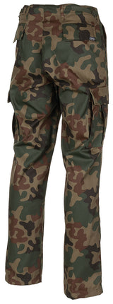 Pantalon de combat US BDU MFH motif AT-digital à glissière polycoton 65/35 six poches