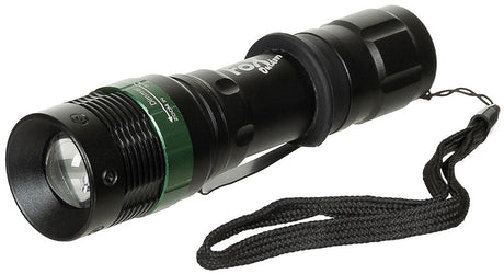 Lampe torche Fox Outdoor Tactical 180 lumens portée 300 m avec faisceau réglable
