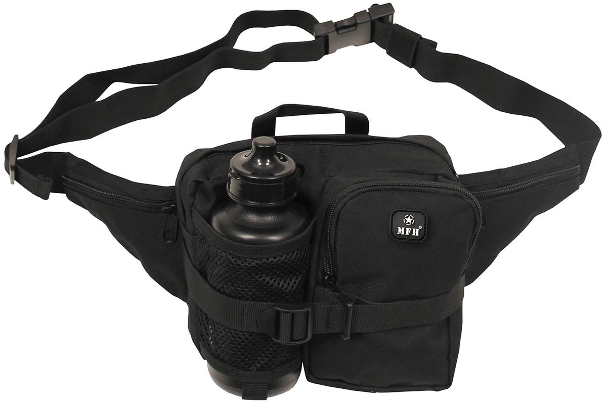 Sacoche de hanche MFH avec bouteille 500 ml et compartiment 21 x 16 x 6 cm