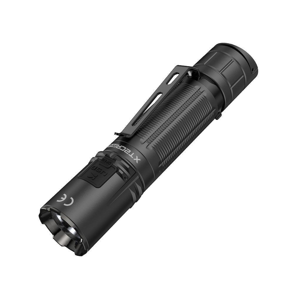 Lampe tactique Klarus XT2CR PRO 2 300 lumens portée 360 m IPX8 en alliage d'aluminium de qualité