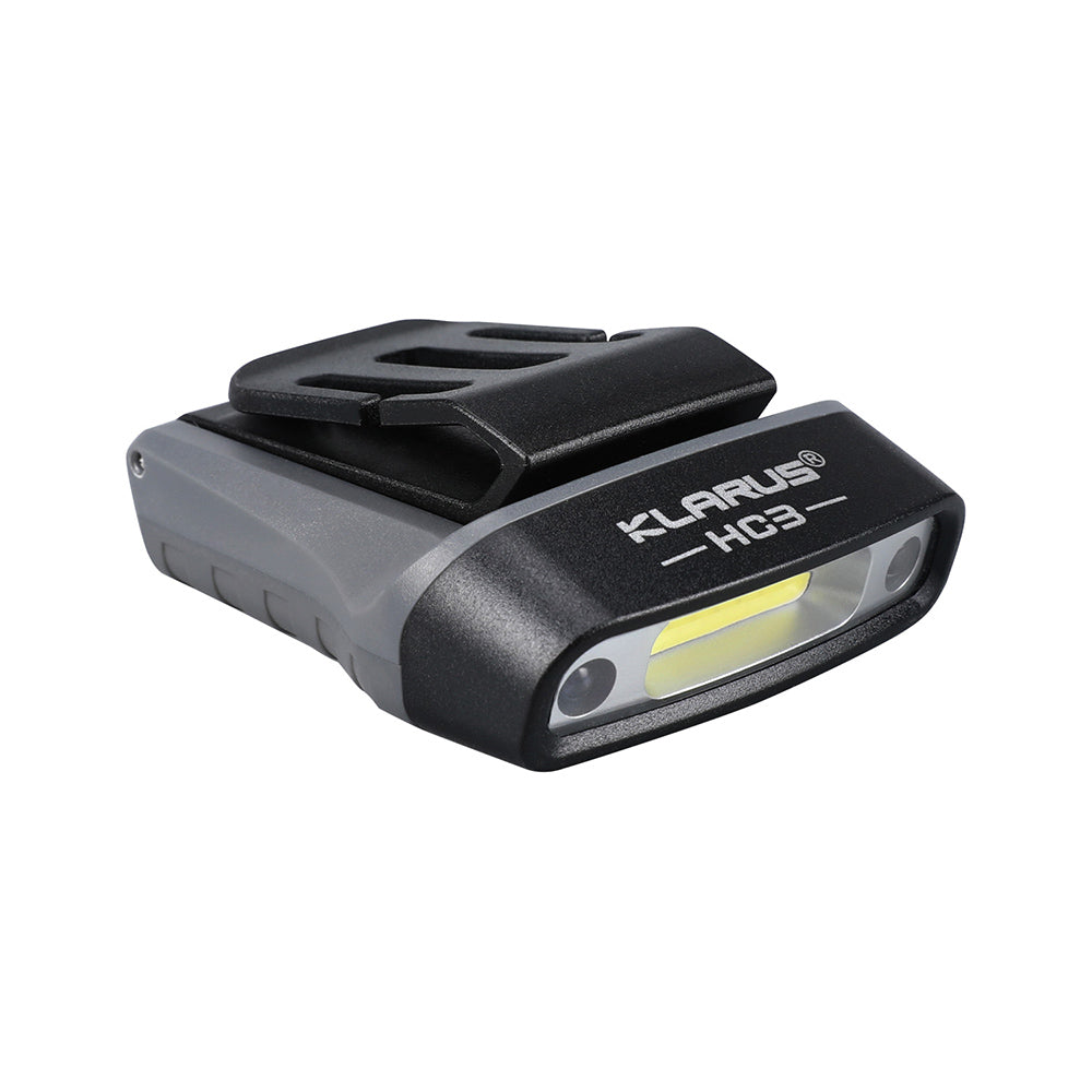 Lampe frontale Klarus HC3 100 lumens portée 15 m IPX5 en polymère