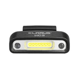 Lampe frontale Klarus HC3 100 lumens portée 15 m IPX5 en polymère
