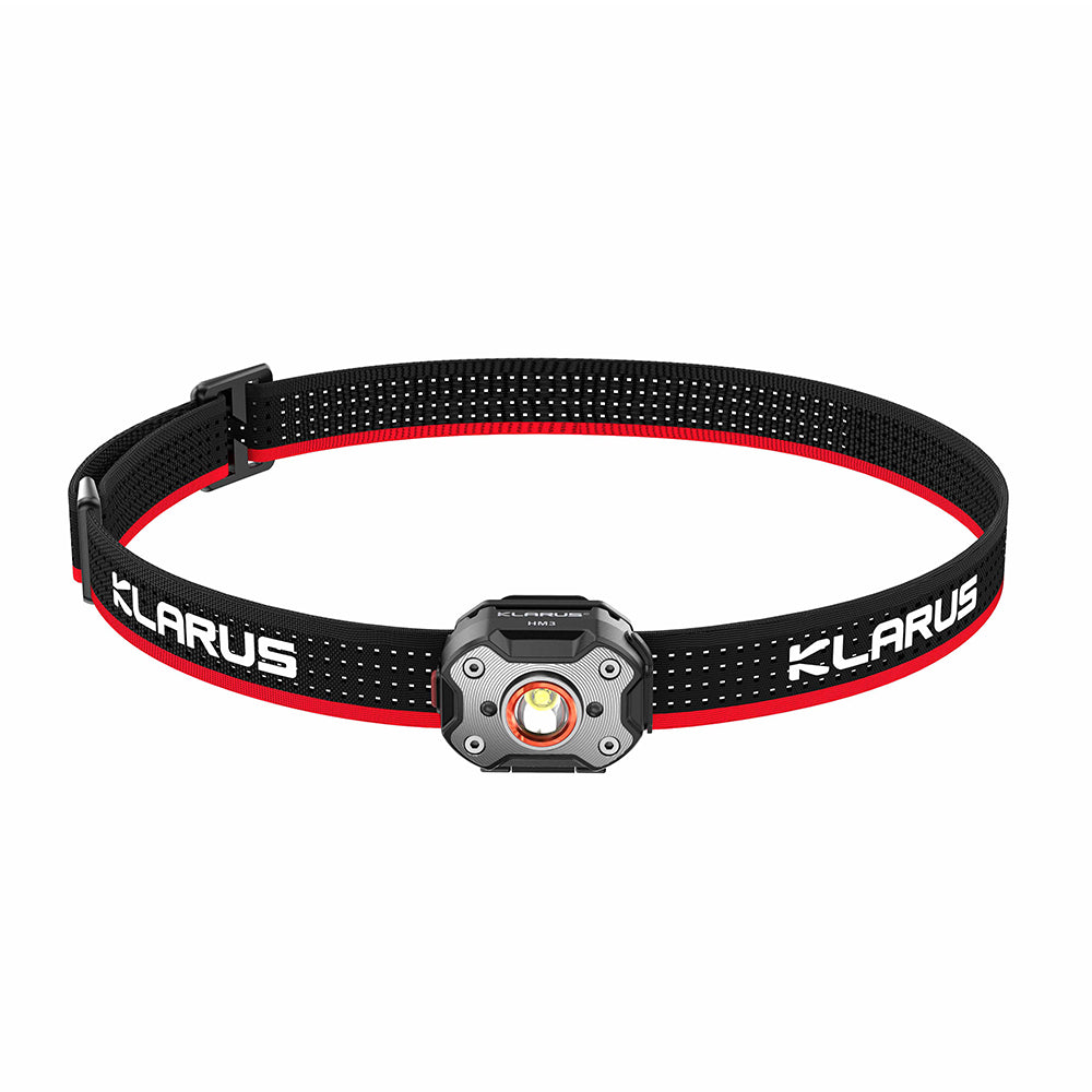 Lampe frontale Klarus HM3 670 lumens portée 90 m IPX5 en polymère