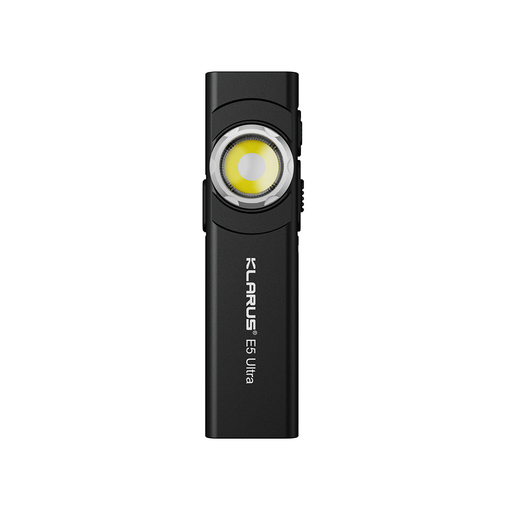 Lampe de casque Klarus E5 ULTRA 800 lumens portée 120 m IPX4 en alliage d'aluminium de qualité