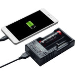 Pile Klarus Chargeur double K2 deux baies pour accumulateurs 18650, 16340 et 14500