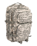 Sac à dos d'assaut Mil-Tec US Large 36 litres polyester PVC avec système Laser Cut frontal et compartiment hydratation