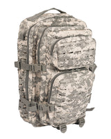 Sac à dos d'assaut Mil-Tec US Large 36 litres polyester PVC avec système Laser Cut frontal et compartiment hydratation