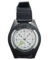 Boussole bracelet Mil-Tec grand format à aimant puissant portée comme une montre