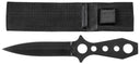 Couteau de lancer Fox Outdoor à double tranchant lame 12,6 cm étui en nylon