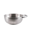 Bol de campagne Mil-Tec en acier inoxydable 1,3 L 16 x 7,5 cm avec anse de suspension