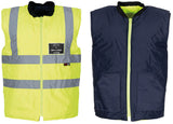 Gilet de signalisation britannique réversible, surplus d'occasion, lot de 10