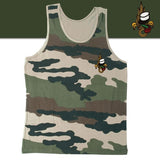 Débardeur militaire OPEX à motif imprimé brodé Légion étrangère jersey 180 g/m²