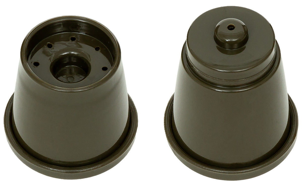 Saupoudreur à épices Fox Outdoor 2 pièces en polypropylène emboîtables 6,6 cm
